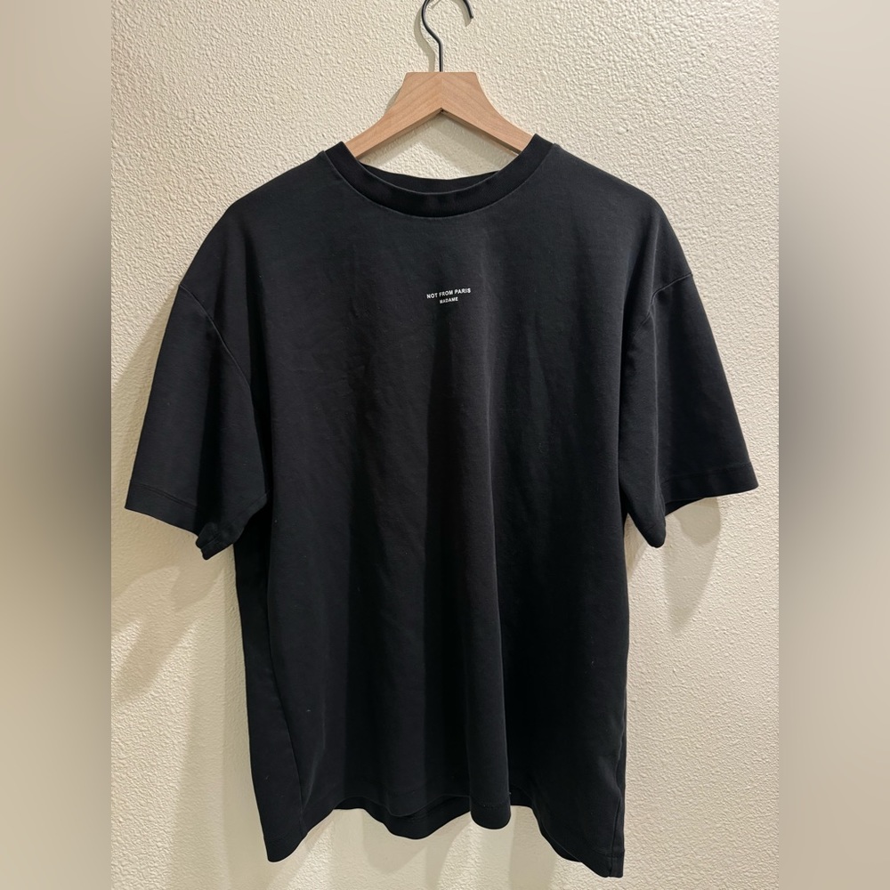 Drole De Monsier Logo T-Shirt Black XL